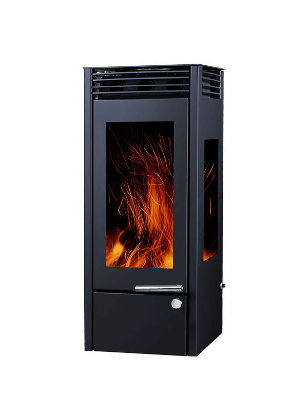 CL04-Three-sided glass Wood Burning Stove